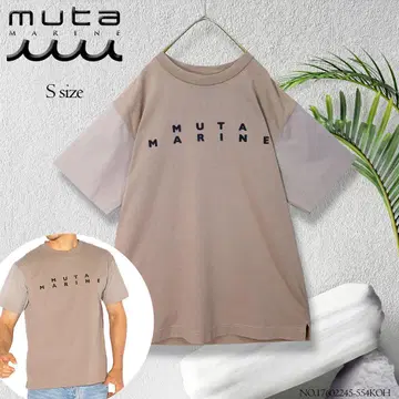 muta marine 무타 마린 슬리브 절개 티셔츠 반팔