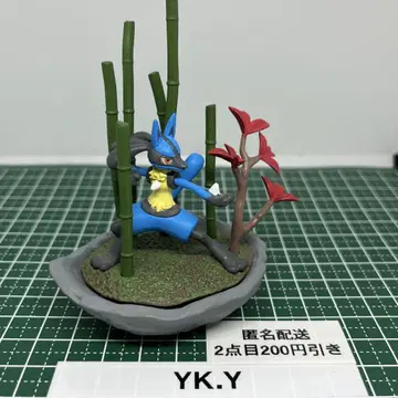 루카리오:0615:리멘트:피규어:분재:포켓 BONSAI:포켓몬