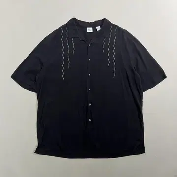 열대우림 카페 실크 셔츠