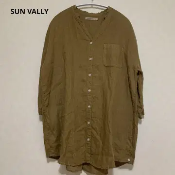 SUN VALLEY 린넨 스키퍼 셔츠 원피스