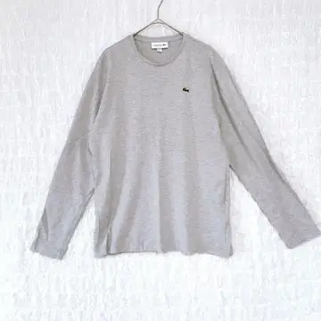 2622 라코스테 LACOSTE 원포인트 로고 크루넥 롱 T 남녀 공용