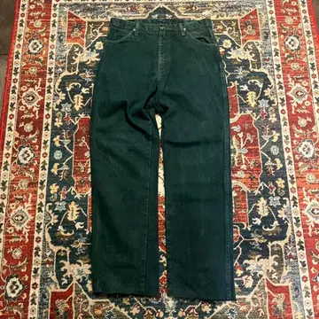 90s USA제 Wrangler 랭글러 데님 팬츠 다크 그린