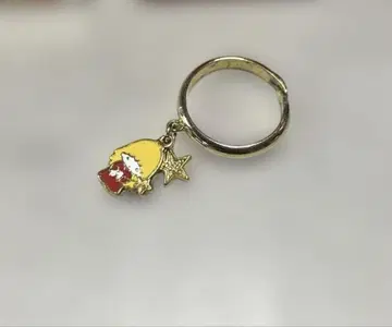 산리오 캐릭터 리틀 트윈 스타 키키라라의 라라 반지 케이스 포함