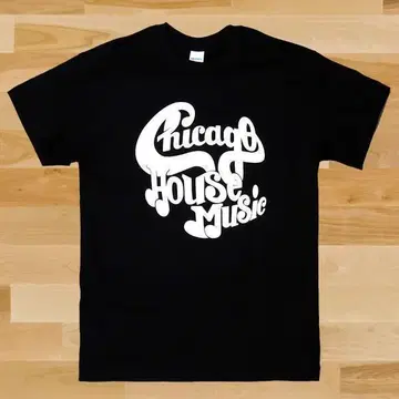 CHICAGO HOUSE MUSIC 로고 하우스/클럽/DJ 티셔츠