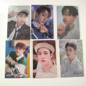 스키즈 반찬 트레이딩 카드 스티커 클리어 트레이딩 카드 skzoo skz