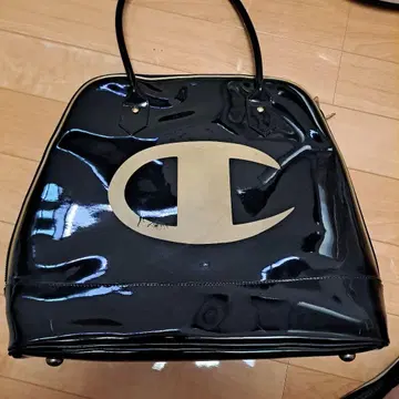 챔피온 블랙 광택 백