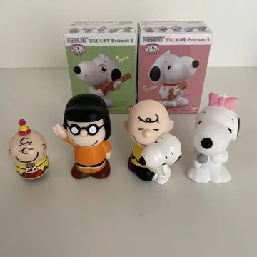 PEANUTS 스누피 피규어 세트 소프트 비닐