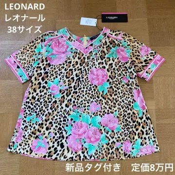 LEONARD FASHION 레오나르 티셔츠 38 사이즈 새상품
