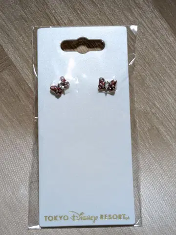 디즈니 리조트 한정판 미니 귀걸이