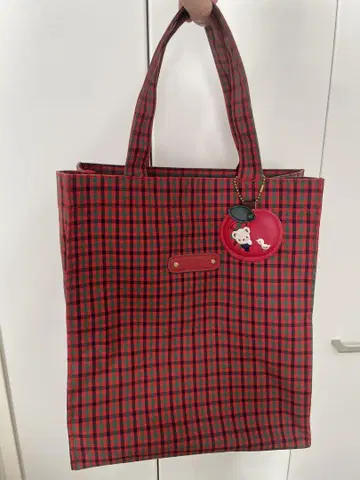 빨간색 계열 패밀리 백 토트백