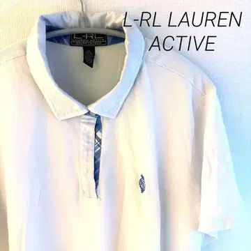 L-RL LAUREN ACTIVE 랄프 로렌 피케 셔츠 2XL 구제 의류