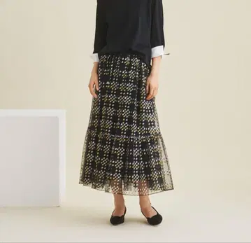 Grace Class 그레이스 클래스 글렌체크 샤샤 스커트