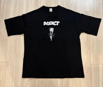 Addict Betty Boop 티셔츠 블랙 2XL