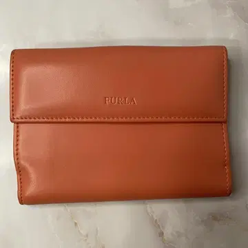 FURLA 가죽 두겹 지갑 카드 케이스 케이스