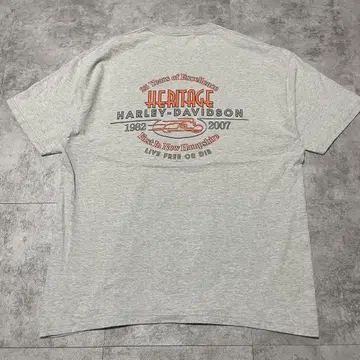 "HARLEY DAVIDSON 할리데이비슨 프린트 티셔츠