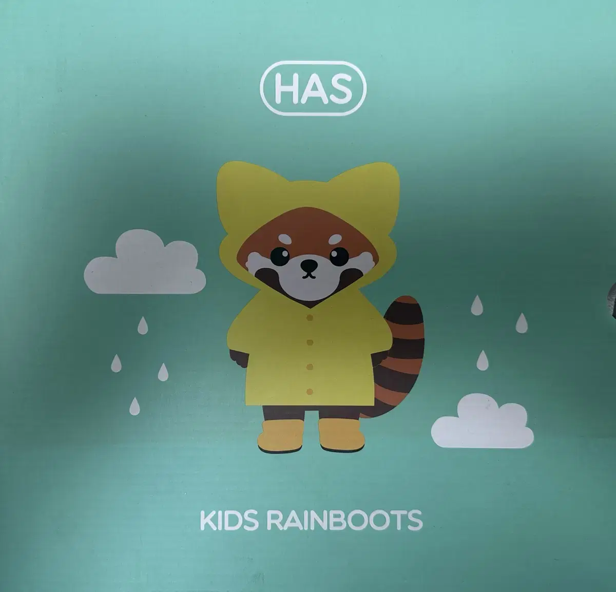 [Prepare for rainy season] [HAS] Kids Rain Boots (Green Dino)