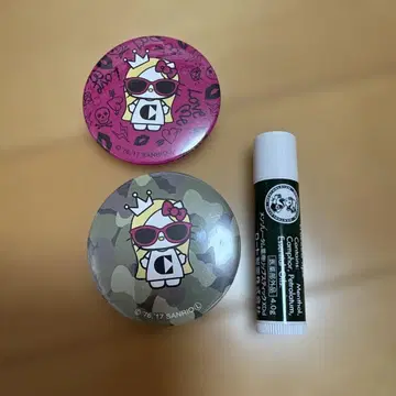 헬로키티 챤미나 콜라보 캔뱃지 산리오