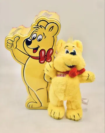 HARIBO 하리보 골드 베어 캔 + 봉제 인형