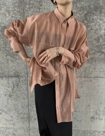 셀렉트 모카 시어 오버 사이즈 셔츠 select MOCA by son
