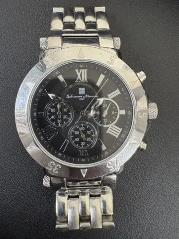 Salvatore Marra 크로노그래프 손목시계 QZ SM-9028SS