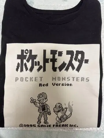 포켓몬 20주년 도트 그림 티셔츠 히토카게 포켓몬 센터
