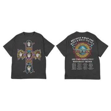 Guns N' Roses 빈티지 크로스 티셔츠 XL
