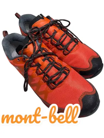 mont-bell 트레킹 슈즈 오렌지 25.5cm