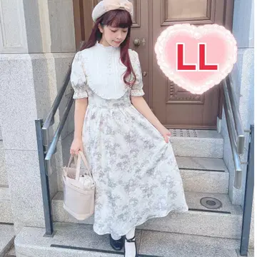 아오키 미사코 시마미사 토와르주이 패턴 요크 원피스 LL 미사용