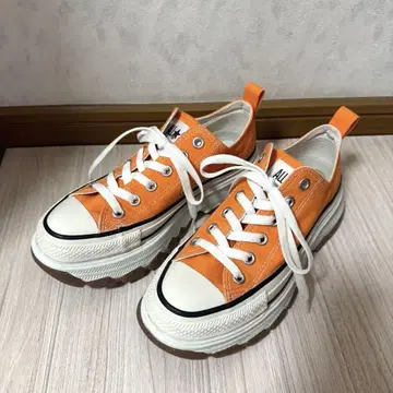 CONVERSE ALL STAR 23.5cm 오렌지 통굽 스니커즈