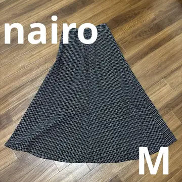 nairo 트위드 플레어 스커트