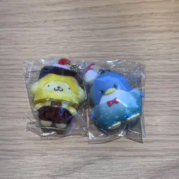 산리오 치비토모 폼폼푸딩 턱시도샘 키링