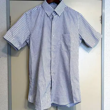 WORK TRIP OUTFITS 버튼 다운 반팔 남성용 비즈니스 셔츠