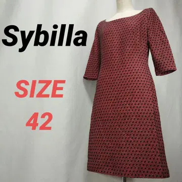 Sybilla 시빌라 원피스 올 패턴 7부 소매 빅 사이즈 42
