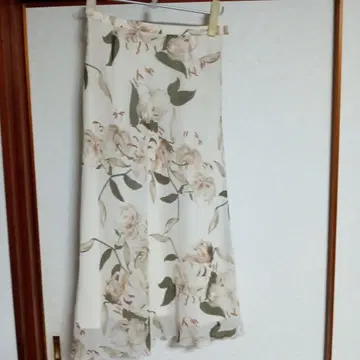 잉게보그 카사블랑카 패턴 롱 스커트 L