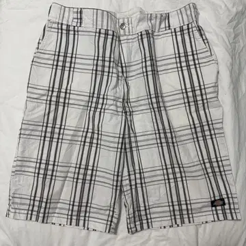 디키즈 체크 무늬 숏 팬츠 Jorts