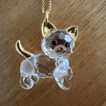 새상품급 스와로브스키 고양이 목걸이