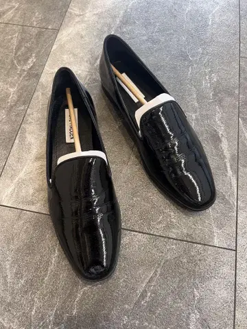 STEVE MADDEN 블랙 슬립온/로퍼 23cm