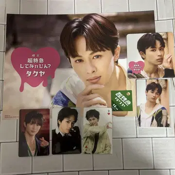 초특급 타쿠야 콜라보 카페 오사카 트레이딩 카드 런천 매트