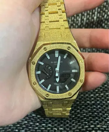 손목시계 G-SHOCK 골드 남성용 가격 인하 불가