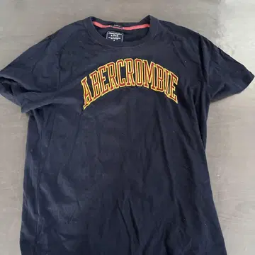 Abercrombie 로고 티셔츠 블랙