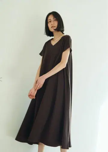 마주르 marjour 썸머 분또 드레스 V넥 원피스 네이비 M