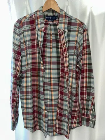 Ralph Lauren 체크 무늬 셔츠 L 사이즈