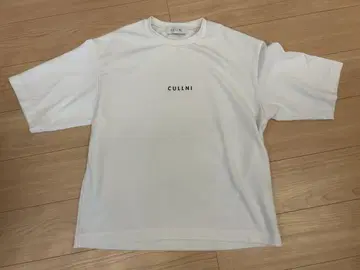CULINI 로고 화이트 티셔츠