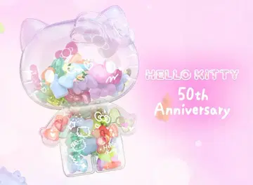 새상품 Hello Kitty 50th Anniversary 빅 사이즈