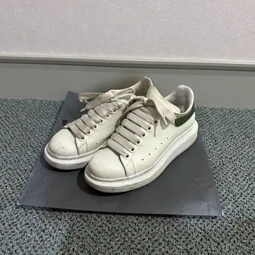 알렉산더 맥퀸 스니커즈 화이트/그린 24cm
