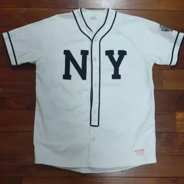 MAJESTIC NY 로고 베이스볼 셔츠 M