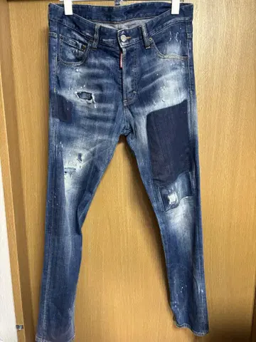DSQUARED2 데미지 가공 스키니 데님 46