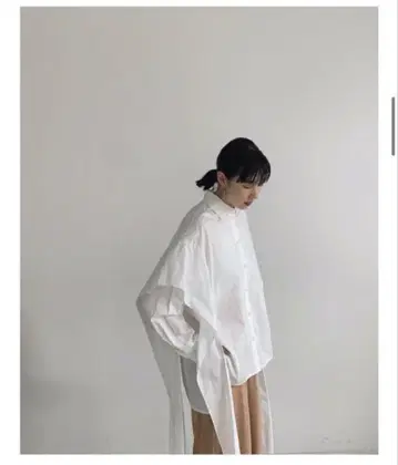 클레인 사이드 리본 오버 셔츠
