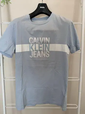 CALVIN KLEIN JEANS 라이트 블루 티셔츠 XS