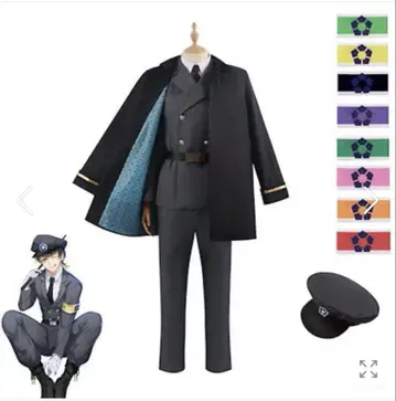 블루 록 블루 록 간수 코스프레 이토시 린 XL 망토 포함